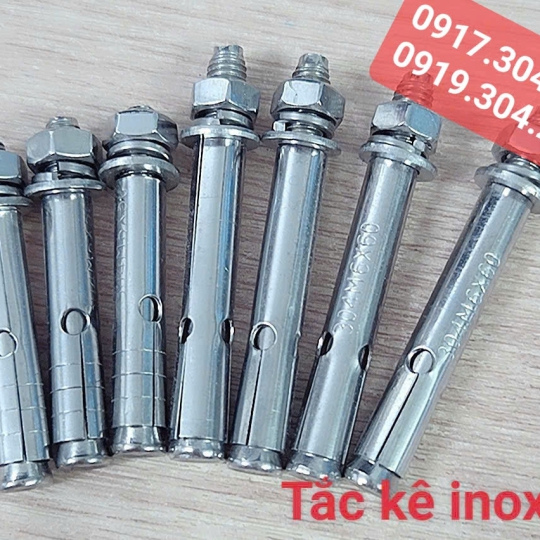 Tắc kê nở 3 cánh inox